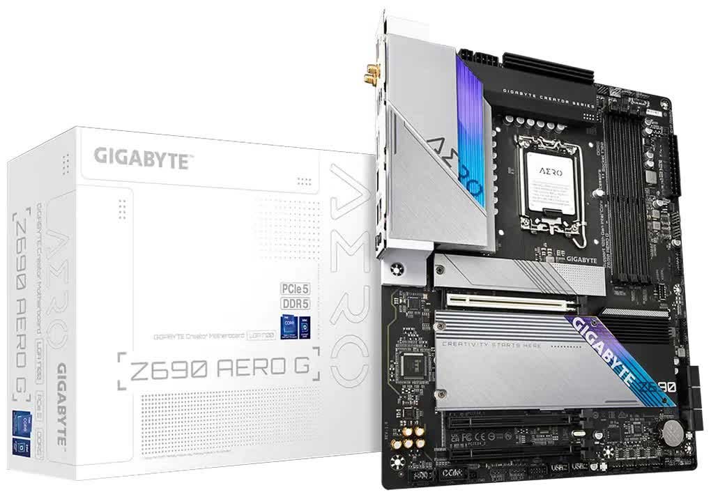 Материнская плата Gigabyte Z690 S1700 ATX Z690 AERO G
Материнская плата Gigabyte Z690 S1700 ATX Z690 AERO G