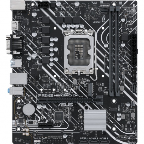Материнская плата Asus Prime H610M-D D4
Материнская плата Asus Prime H610M-D D4