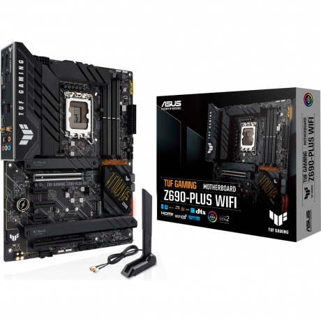 Материнская плата Asus Tuf Gaming Z690-PLUS WIFI
Материнская плата Asus Tuf Gaming Z690-PLUS WIFI