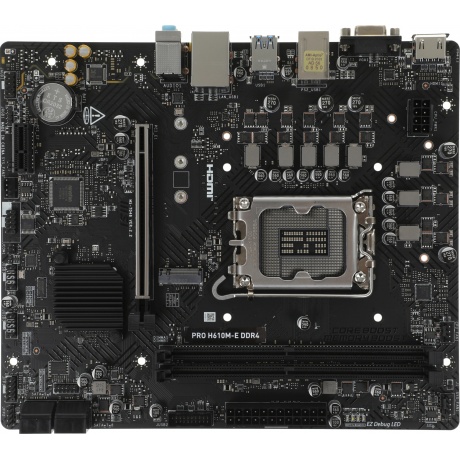 Материнская плата MSI PRO H610M-E DDR4
Материнская плата MSI PRO H610M-E DDR4