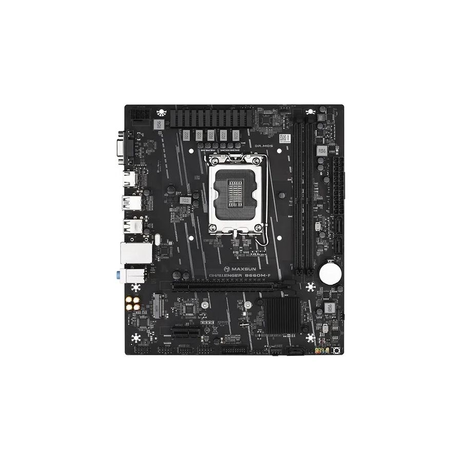 Материнская плата Maxsun (MS-CHALLENGER B660M-F)
Материнская плата Maxsun (MS-CHALLENGER B660M-F)