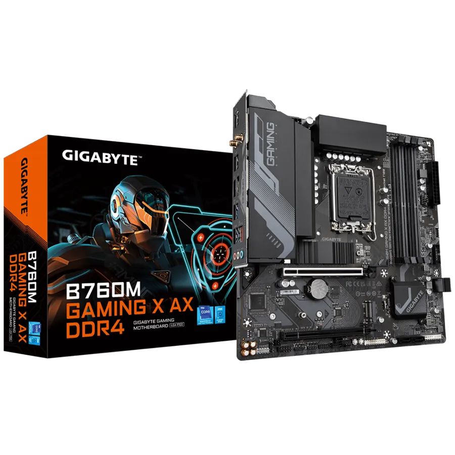 Материнская плата Gigabyte B760M G X AX DDR4 Soc-1700
Материнская плата Gigabyte B760M G X AX DDR4 Soc-1700