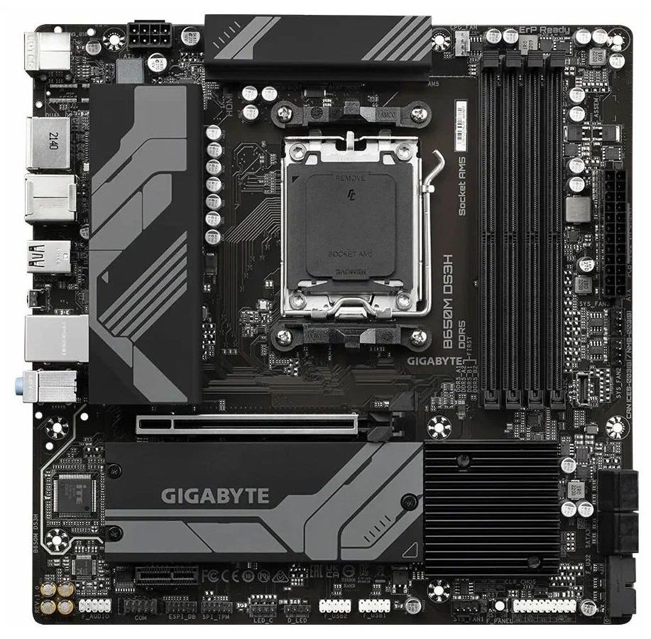 Материнская плата Gigabyte B650M DS3H
Материнская плата Gigabyte B650M DS3H