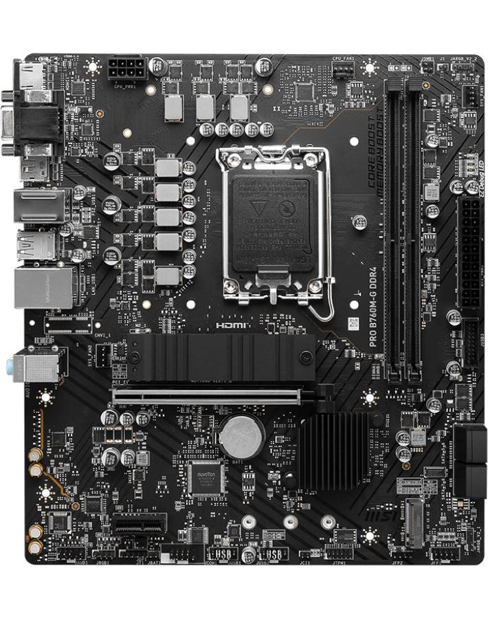 Материнская плата MSI PRO B760M-G DDR4
Материнская плата MSI PRO B760M-G DDR4