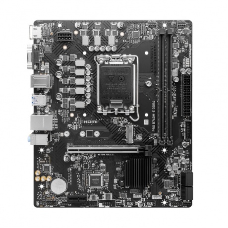 Материнская плата MSI PRO B760M-E DDR4
Материнская плата MSI PRO B760M-E DDR4