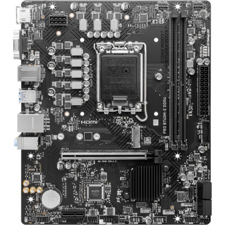 Материнская плата MSI PRO B760M-E DDR4
Материнская плата MSI PRO B760M-E DDR4