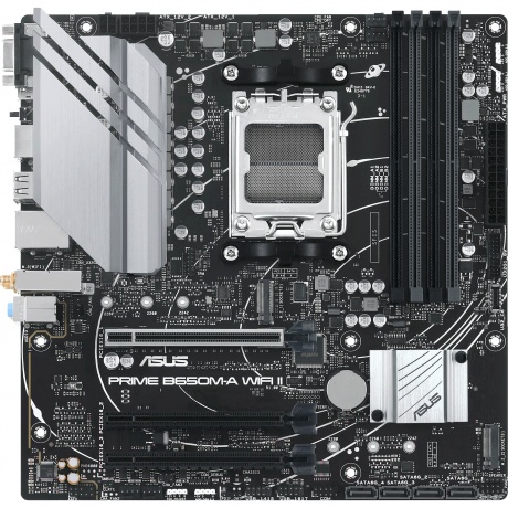 Материнская плата Asus B650 PRIME B650M-A WIFI II
Материнская плата Asus B650 PRIME B650M-A WIFI II