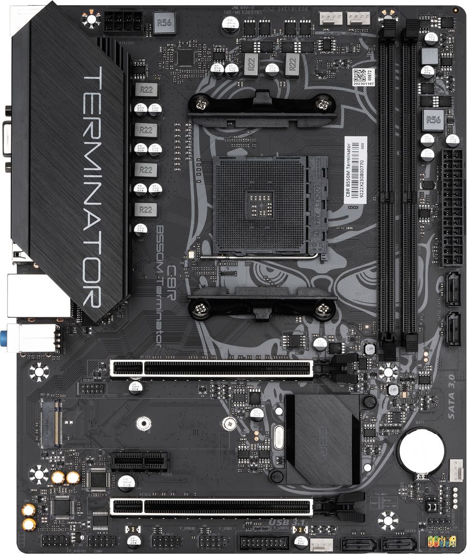 Материнская плата CBR B550M Terminator OEM (MB-MSB550M-95W-BLK)
Материнская плата CBR B550M Terminator OEM (MB-MSB550M-95W-BLK)