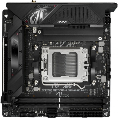 Материнская плата ASUS ROG STRIX B650E-I GAMING WIFII Socket AM5 mITX (ROG STRIX B650E-I GAMING WIFI)
Материнская плата ASUS ROG STRIX B650E-I GAMING WIFII Socket AM5 mITX (ROG STRIX B650E-I GAMING WIFI)