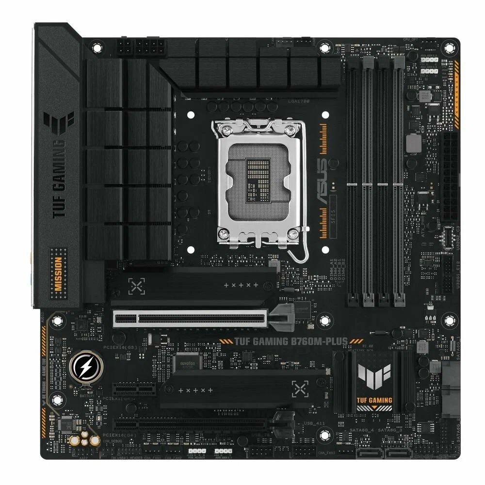 Материнская плата ASUS TUF GAMING B760M-PLUS LGA1700 mATX (TUF GAMING B760M-PLUS)
Материнская плата ASUS TUF GAMING B760M-PLUS LGA1700 mATX (TUF GAMING B760M-PLUS)
