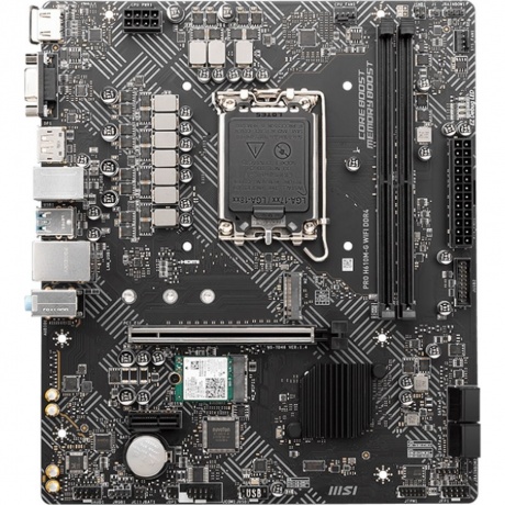 Материнская плата MSI PRO H610M-G WIFI DDR4
Материнская плата MSI PRO H610M-G WIFI DDR4