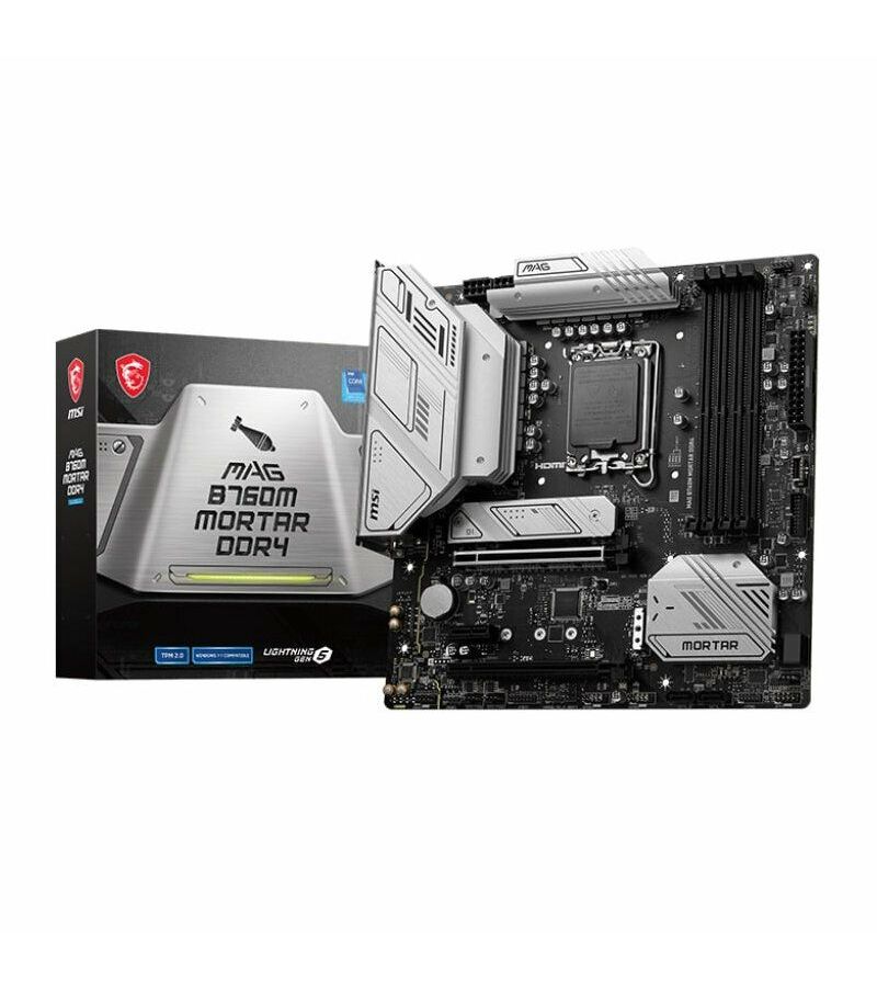 Материнская плата MSI MAG B760M MORTAR DDR4
Материнская плата MSI MAG B760M MORTAR DDR4