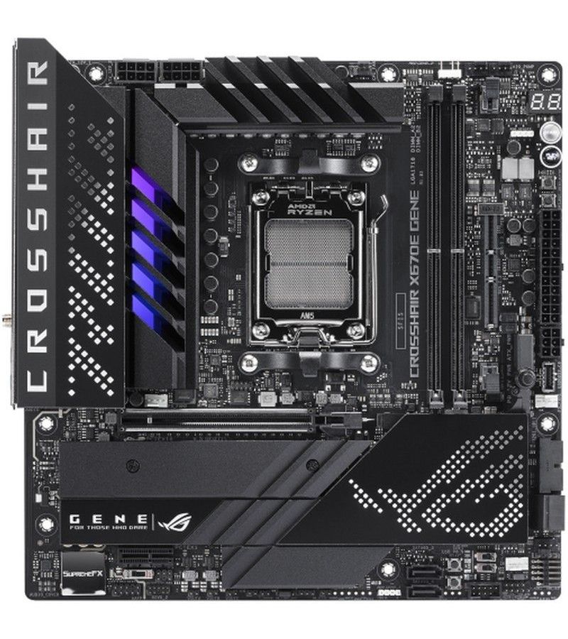 Материнская плата Asus ROG CROSSHAIR X670E GENE (90MB1B80-M0EAY0)
Материнская плата Asus ROG CROSSHAIR X670E GENE (90MB1B80-M0EAY0)