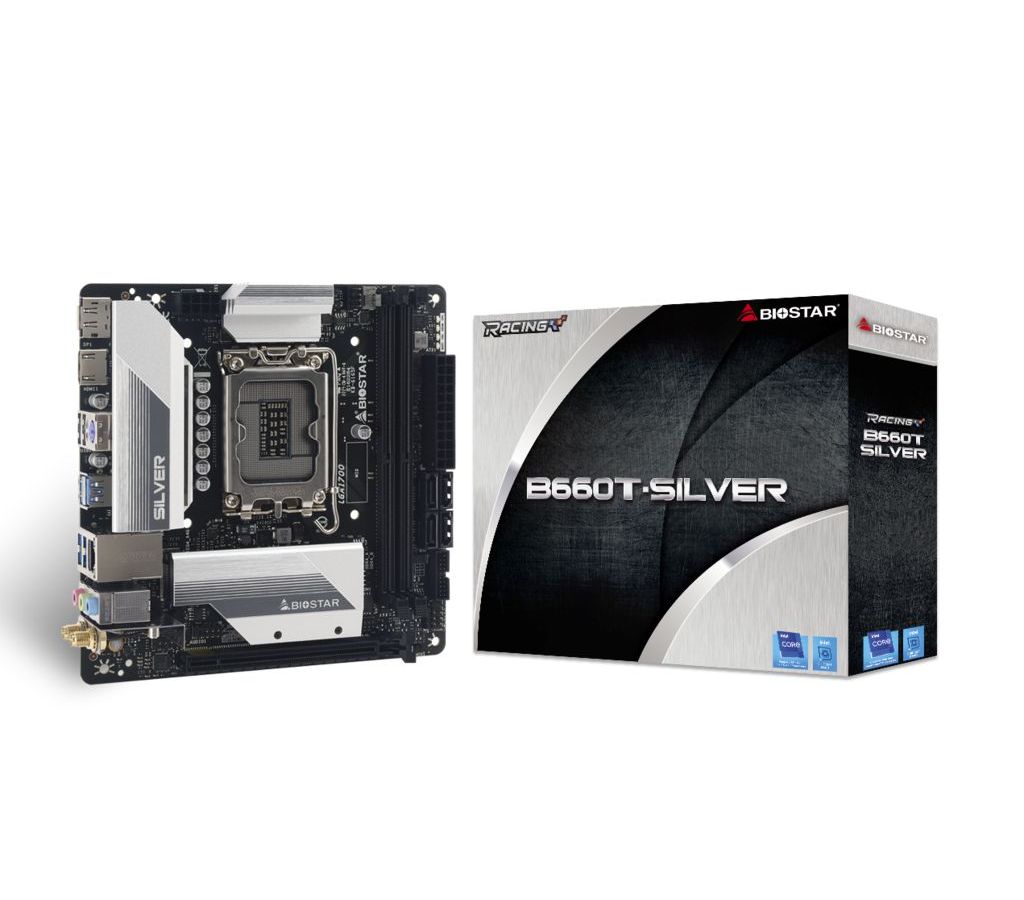 Материнская плата Biostar B660T-SILVER
Материнская плата Biostar B660T-SILVER