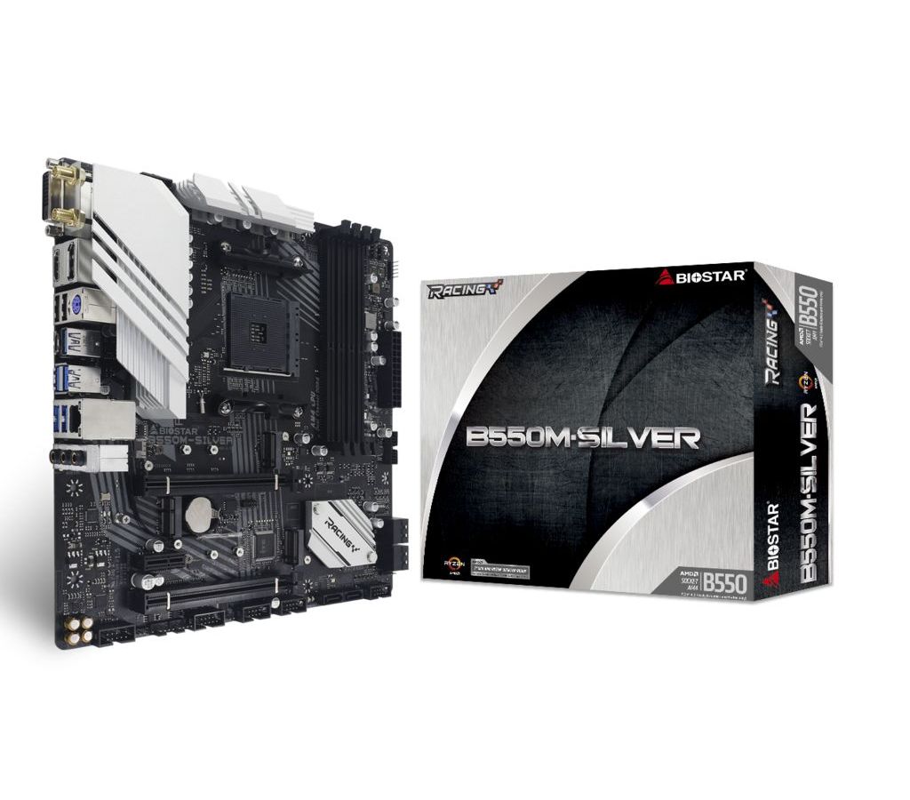 Материнская плата Biostar B550M-Silver
Материнская плата Biostar B550M-Silver