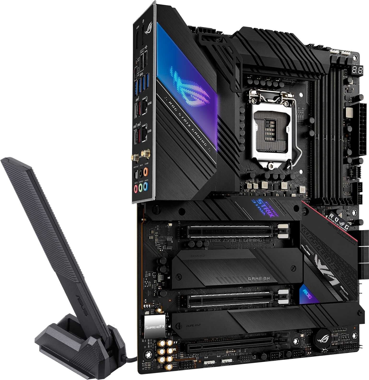 Материнская плата Asus ROG STRIX Z590-E GAMING WIFI (90MB1640-M0EAY0)
Материнская плата Asus ROG STRIX Z590-E GAMING WIFI (90MB1640-M0EAY0)