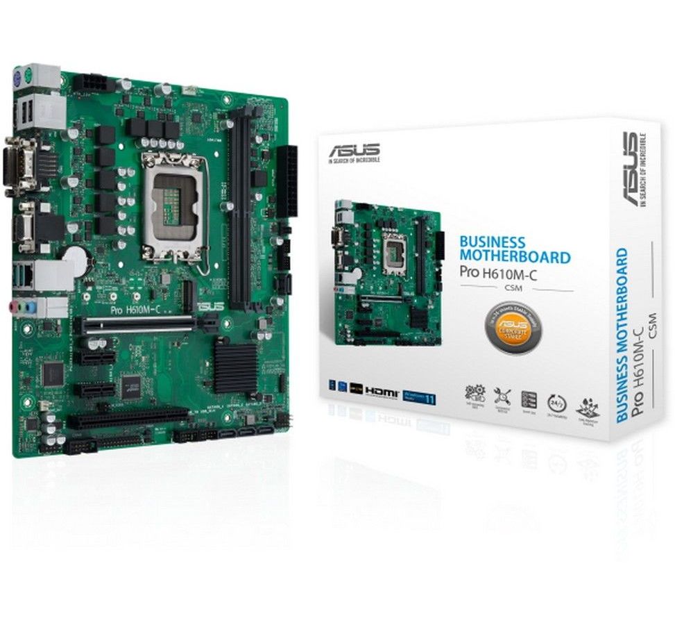 Материнская плата Asus PRO H610M-C-CSM (90MB1AT0-M0EAYC)
Материнская плата Asus PRO H610M-C-CSM (90MB1AT0-M0EAYC)