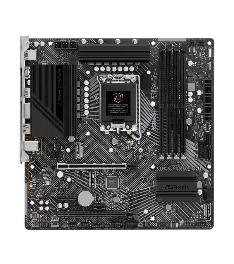 Материнская плата Asrock Z790M PG LIGHTNING/D4
Материнская плата Asrock Z790M PG LIGHTNING/D4