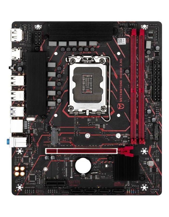 Материнская плата Maxsun (MS-METERSTONE H610M 2.5G)
Материнская плата Maxsun (MS-METERSTONE H610M 2.5G)