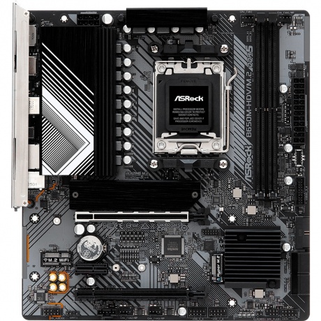 Материнская плата Asrock B650M-HDV/M.2, Socket AM5, 2xDDR5-5200
Материнская плата Asrock B650M-HDV/M.2, Socket AM5, 2xDDR5-5200
