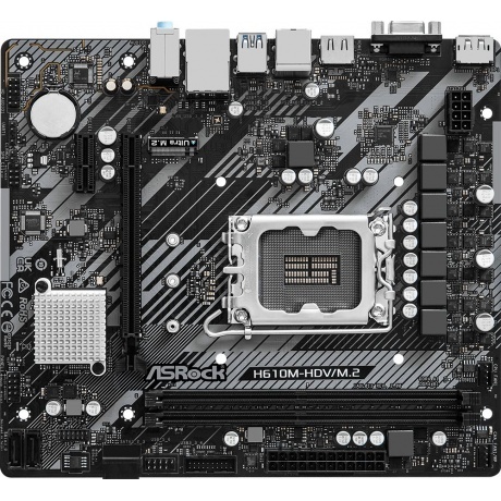 Материнская плата Asrock H610 S1700 (H610M-HDV/M.2 R2.0)
Материнская плата Asrock H610 S1700 (H610M-HDV/M.2 R2.0)