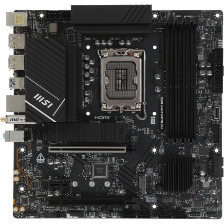 Материнская плата MSI PRO B760M-A WIFI, 4хDDR5
Материнская плата MSI PRO B760M-A WIFI, 4хDDR5