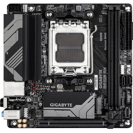 Материнская плата Gigabyte B650I AX, Socket AM5, 2xDDR5-5200
Материнская плата Gigabyte B650I AX, Socket AM5, 2xDDR5-5200