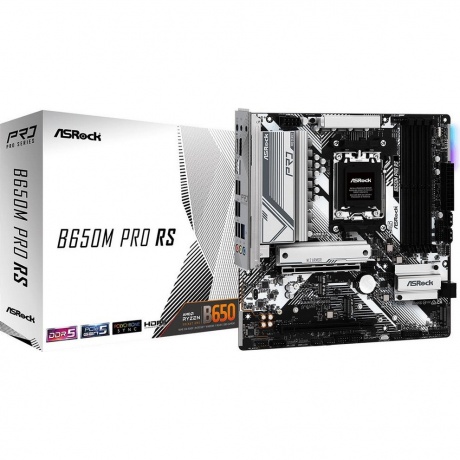 Материнская плата ASRock B650M Pro RS AM5 mATX (B650M PRO RS)
Материнская плата ASRock B650M Pro RS AM5 mATX (B650M PRO RS)