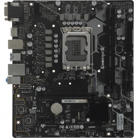 Материнская плата Biostar H610MH D5
Материнская плата Biostar H610MH D5