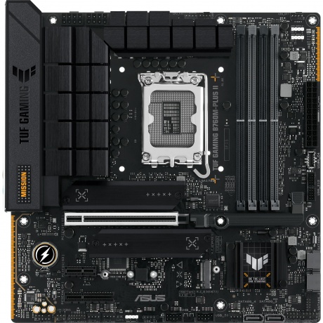 Материнская плата Asus TUF GAMING B760M-PLUS II
Материнская плата Asus TUF GAMING B760M-PLUS II