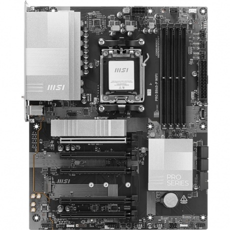 Материнская плата MSI PRO B840-P WIFI, 4DDR5
Материнская плата MSI PRO B840-P WIFI, 4DDR5