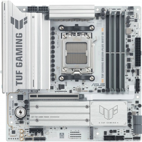 Материнская плата Asus TUF GAMING B850M-PLUS WIFI7 W
Материнская плата Asus TUF GAMING B850M-PLUS WIFI7 W