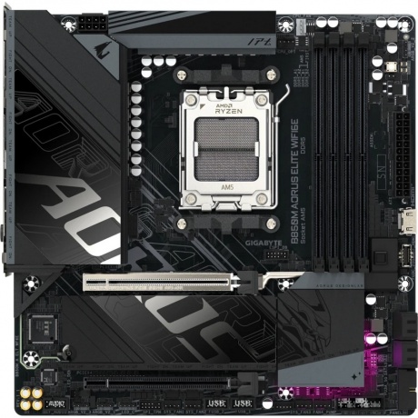 Материнская плата Gigabyte B850M AORUS ELITE WIFI6E
Материнская плата Gigabyte B850M AORUS ELITE WIFI6E