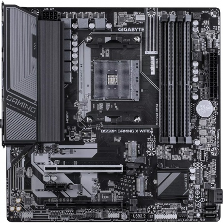 Материнская плата Gigabyte B550M GAMING X WIFI6
Материнская плата Gigabyte B550M GAMING X WIFI6