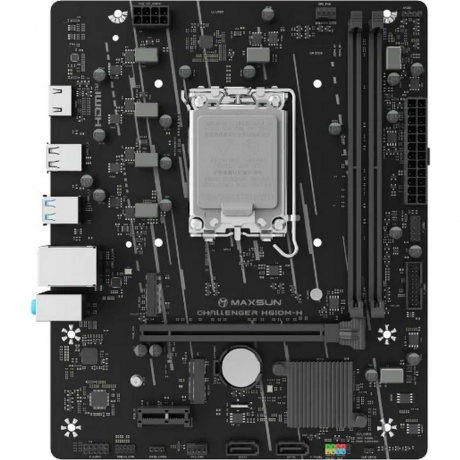 Материнская плата MAXSUN MS-Challenger H610M-H V1 (LGA1700, 2*DDR4, HDMI, mATX)
Материнская плата MAXSUN MS-Challenger H610M-H V1 (LGA1700, 2*DDR4, HDMI, mATX)