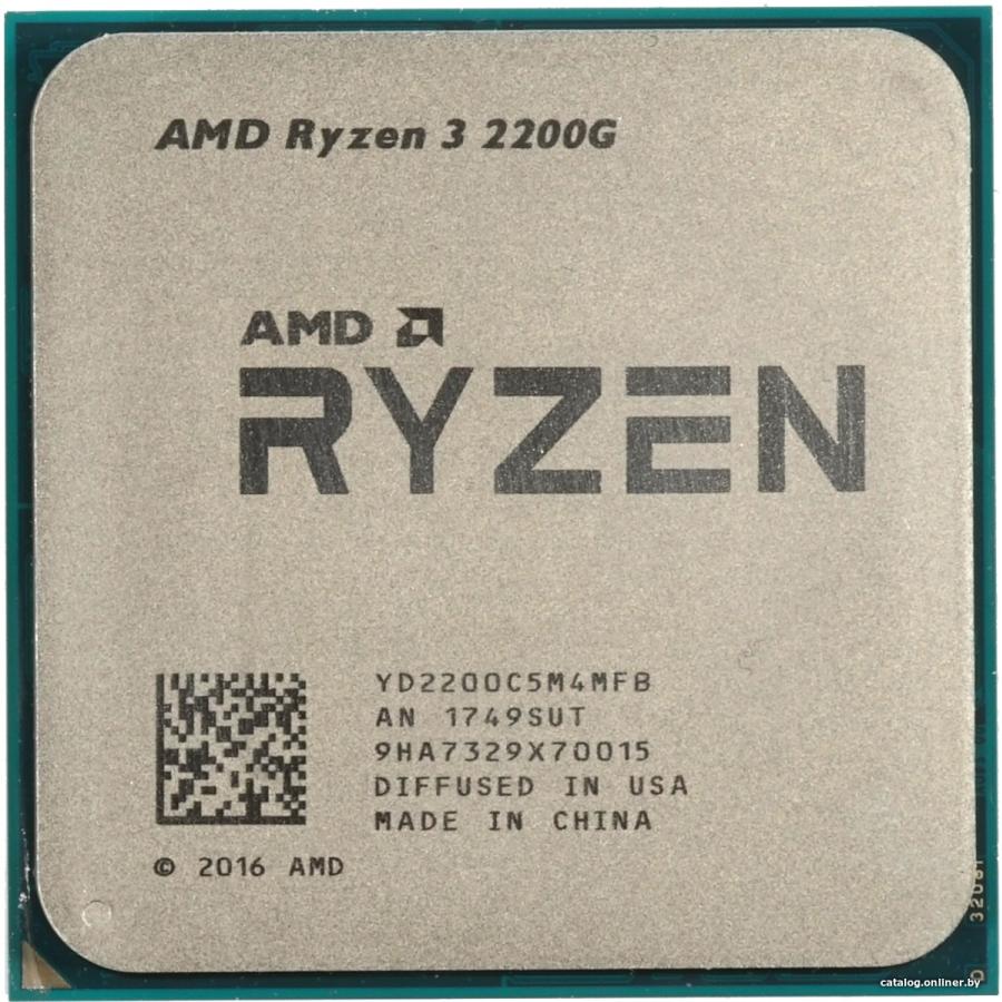 Процессор AMD Ryzen 3 2200G BOX
Процессор AMD Ryzen 3 2200G BOX