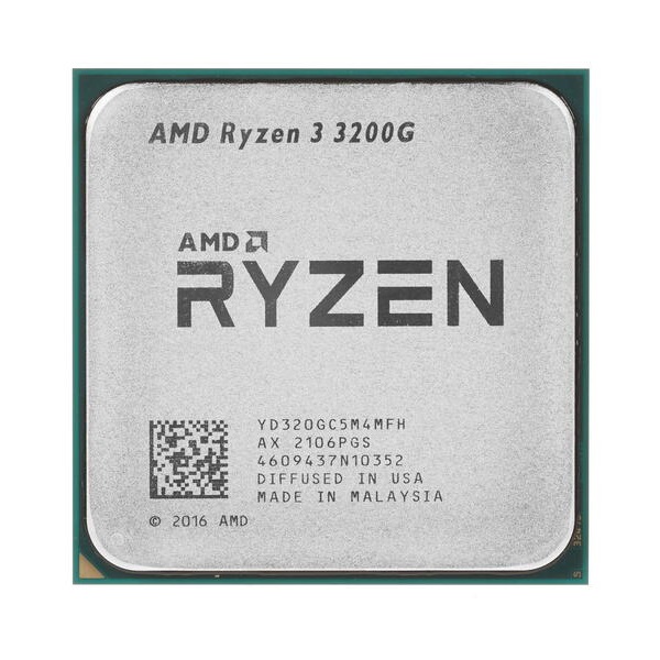 Процессор AMD Ryzen 3 3200G AM4 (YD320GC5M4MFH) OEM
Процессор AMD Ryzen 3 3200G AM4 (YD320GC5M4MFH) OEM