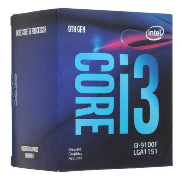 Процессор Intel Core i3-9100F (BX80684I39100F) BOX
Процессор Intel Core i3-9100F (BX80684I39100F) BOX