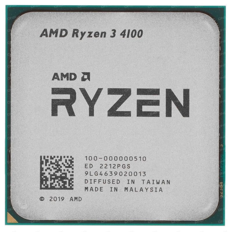 Процессор AMD Ryzen 3 4100 MPK (100-100000510MPK)
Процессор AMD Ryzen 3 4100 MPK (100-100000510MPK)