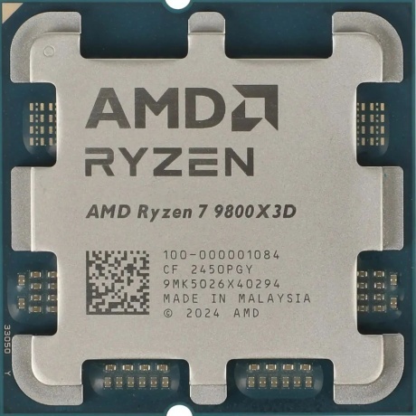 Процессор AMD Ryzen 7 9800X3D AM5 tray (100-000001084)
Процессор AMD Ryzen 7 9800X3D AM5 tray (100-000001084)