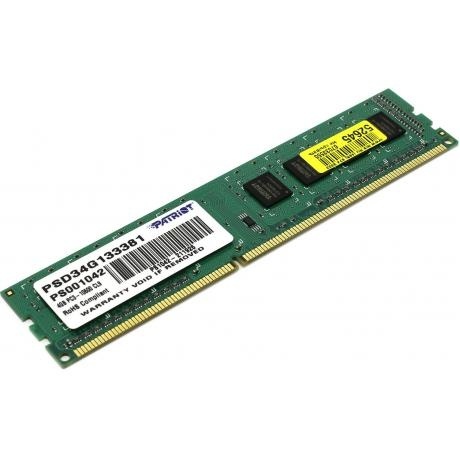 Память оперативная DDR3 Patriot 4Gb 1333MHz (PSD34G133381)
Память оперативная DDR3 Patriot 4Gb 1333MHz (PSD34G133381)