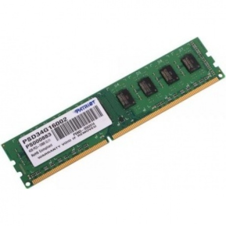Память DDR3 Patriot 4Gb Signature Line (PSD34G16002)
Память DDR3 Patriot 4Gb Signature Line (PSD34G16002)