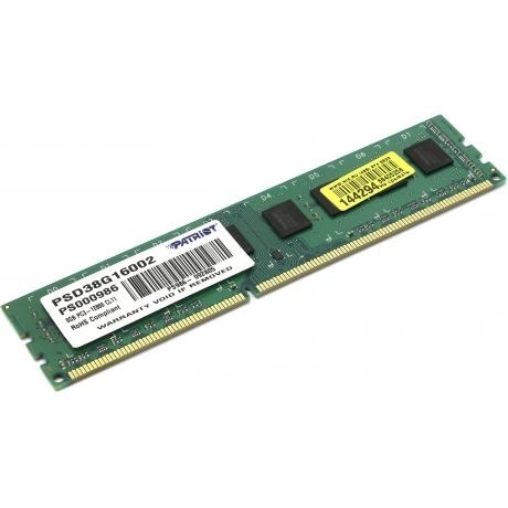 Память DDR3 Patriot 8Gb Signature Line (PSD38G16002)
Память DDR3 Patriot 8Gb Signature Line (PSD38G16002)