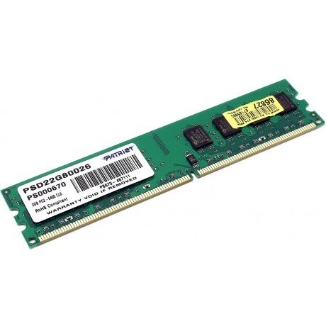 Память DDR2 Patriot 2Gb Signature Line (PSD22G80026)
Память DDR2 Patriot 2Gb Signature Line (PSD22G80026)