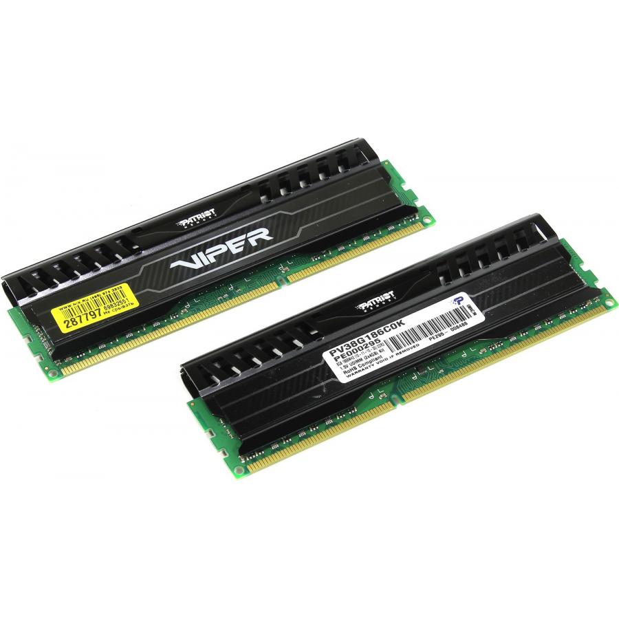Память DDR3 Patriot 2x4Gb Viper 3 (PV38G186C0K)
Память DDR3 Patriot 2x4Gb Viper 3 (PV38G186C0K)