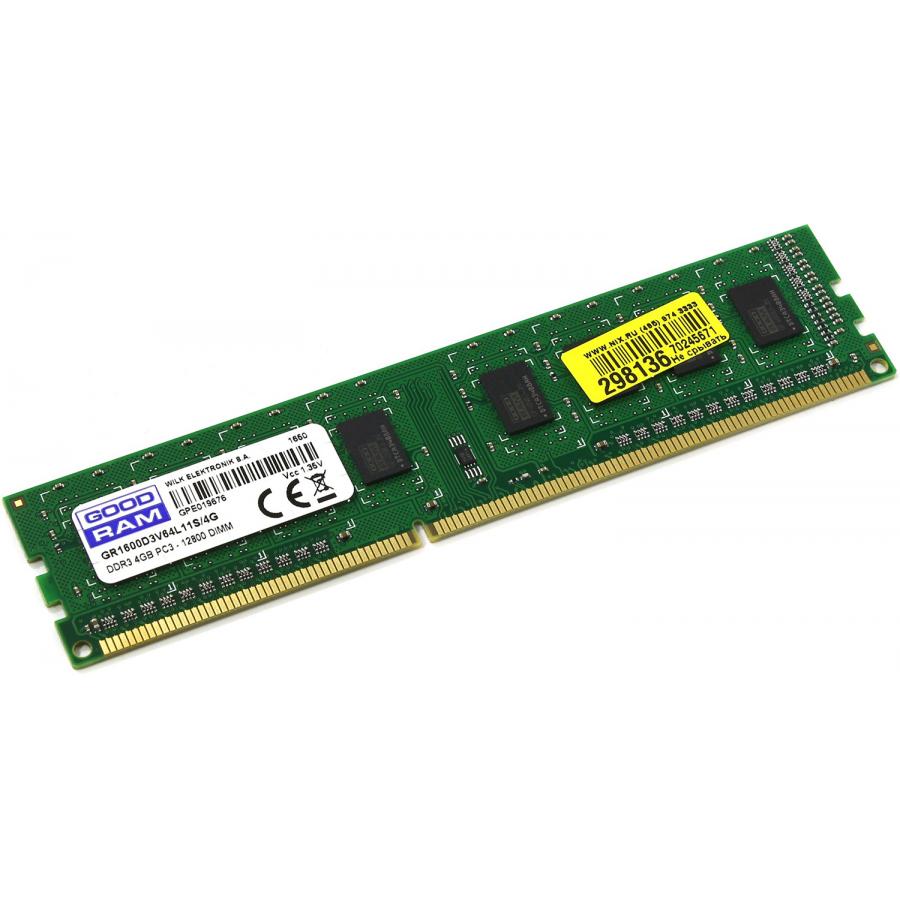 Память DDR3 Goodram 4Gb (GR1600D3V64L11S/4G)
Память DDR3 Goodram 4Gb (GR1600D3V64L11S/4G)