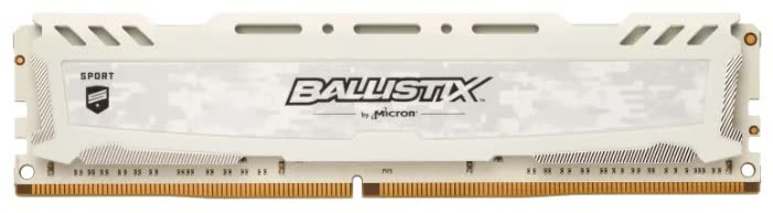 Память DDR4 Crucial 16GB CL15 DR x8 Unbuffered Ballistix Sport LT White (BLS16G4D30AESC
Память DDR4 Crucial 16GB CL15 DR x8 Unbuffered Ballistix Sport LT White (BLS16G4D30AESC