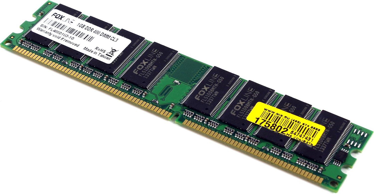 Оперативная память Foxline 1GB DDR DIMM (FL400D1U3-1G)
Оперативная память Foxline 1GB DDR DIMM (FL400D1U3-1G)