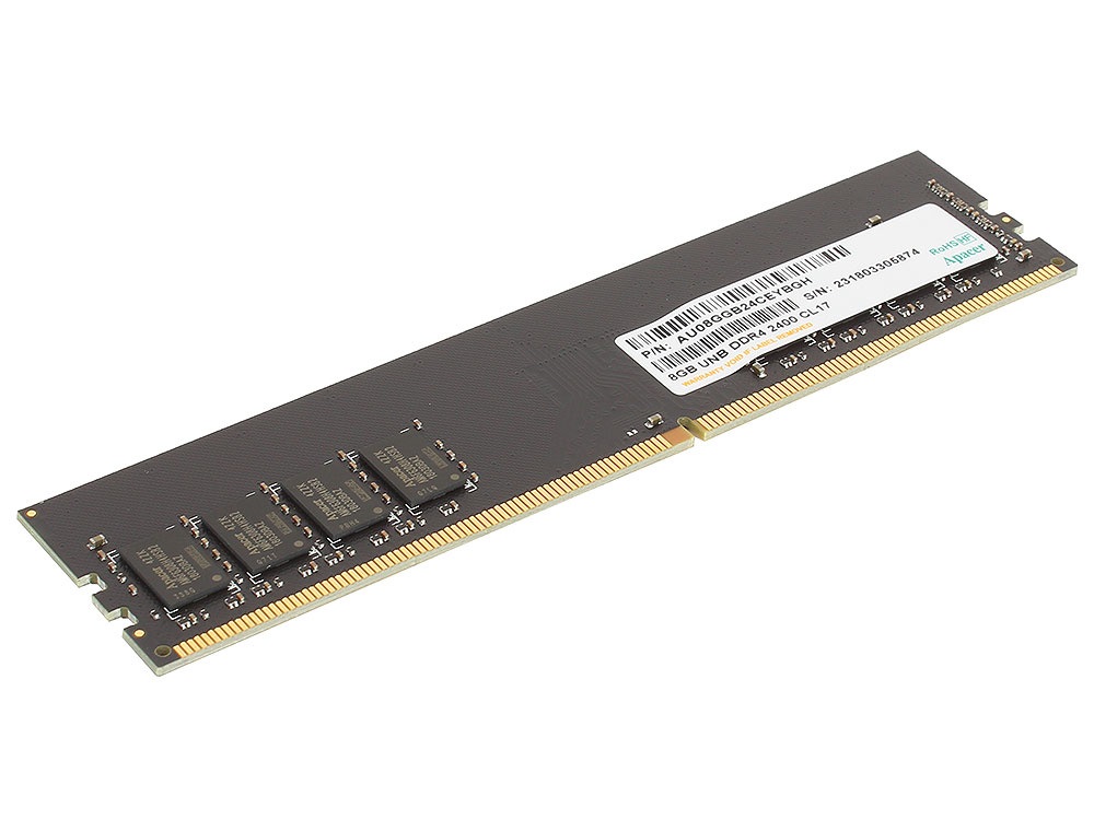 Оперативная память Apacer 8GB DDR4 UDIMM (AU08GGB24CEYBGH/EL.08G2T.GFH
Оперативная память Apacer 8GB DDR4 UDIMM (AU08GGB24CEYBGH/EL.08G2T.GFH