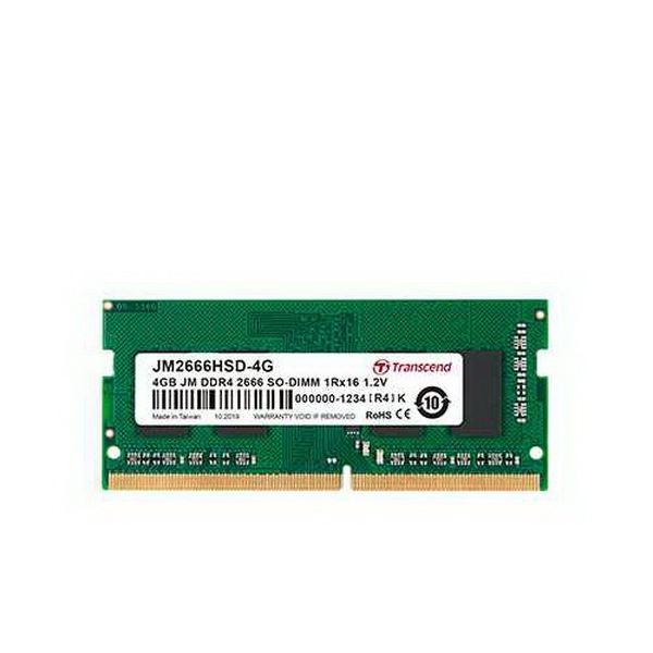 Память оперативная DDR4 Transcend 4Gb 2666MHz (JM2666HSD-4G
Память оперативная DDR4 Transcend 4Gb 2666MHz (JM2666HSD-4G